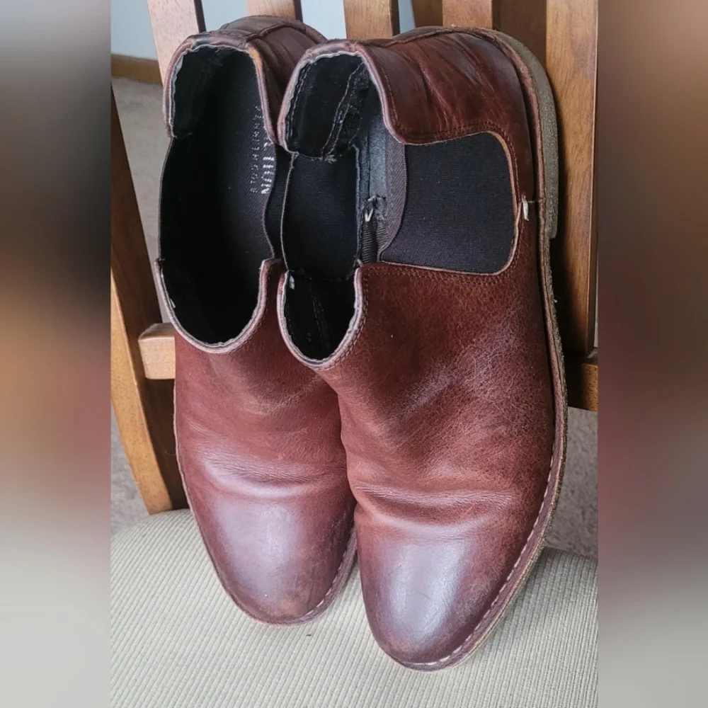Kenneth Cole Reaction  Mens Brown Casual Dress Boots 9.5